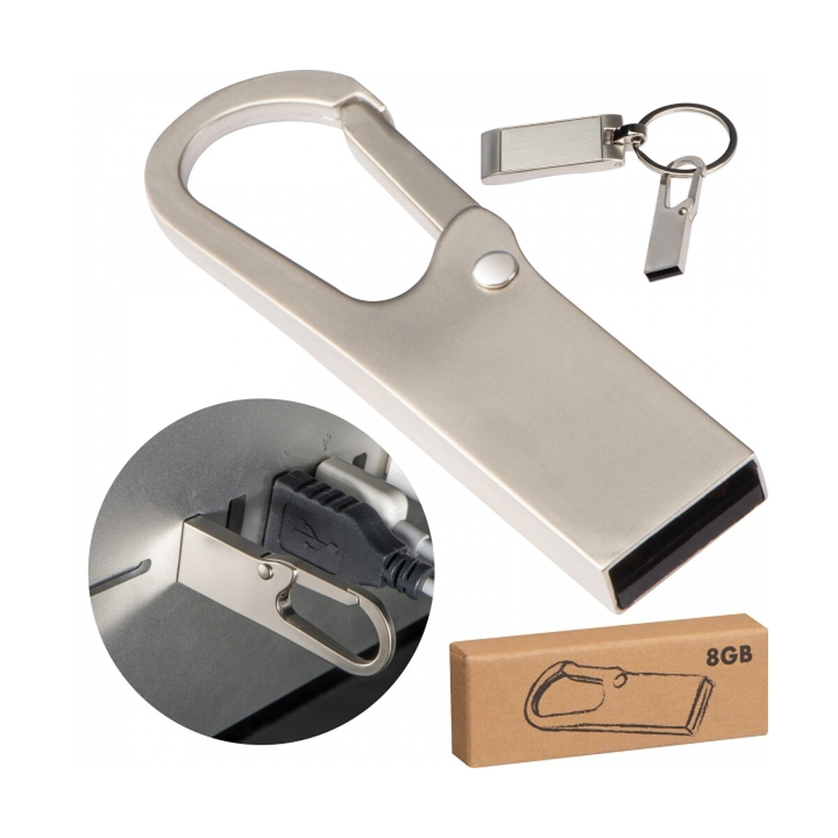 Pendrive metalowy 8GB 2.0 DONALD pendrive-metalowy-8gb-2099207