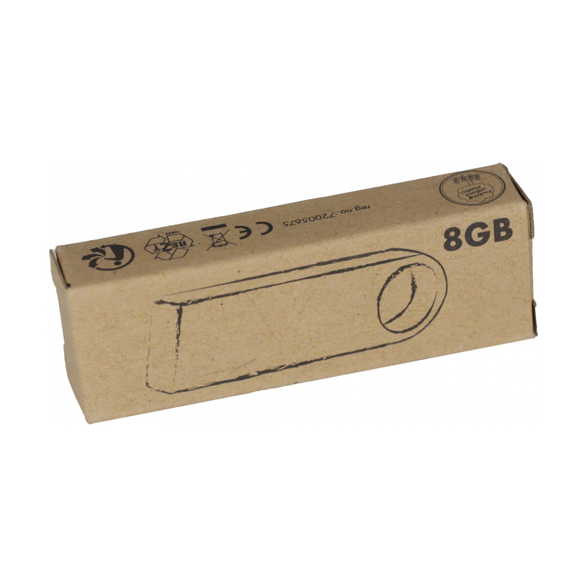 Pendrive reklamowy pendrive metalowy 8gb 2.0 edyta 2099107-9 Pendrive metalowy 8GB 2.0 EDYTA 2099107-9